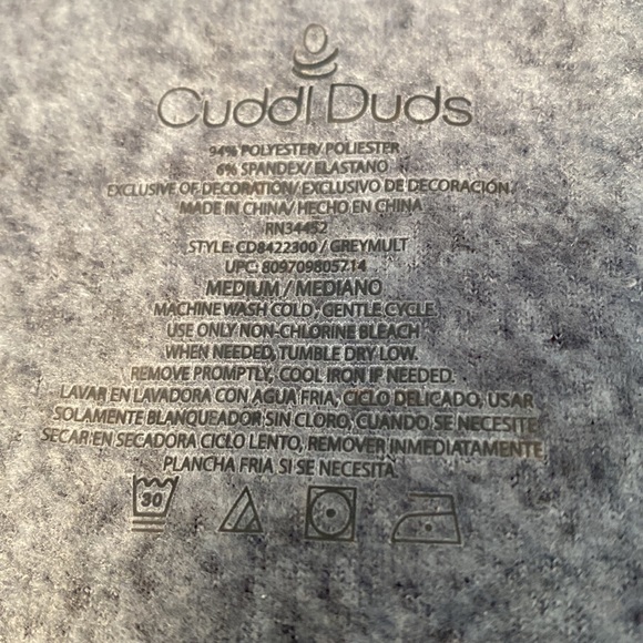 NWOT Cuddl Duds Long Sleeve Fleece - Picture 6 of 14